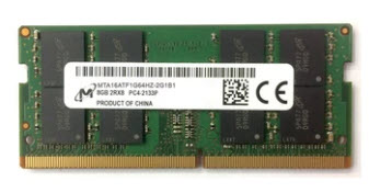 MICRON 8GB (1X 8GB) DDR4-2133 PC4-17000 1.2V DR X8 260-PIN SODIMM RAM MODULE MTA16ATF1G54HZ-2G1B1